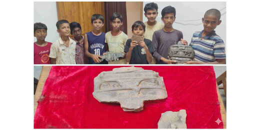 लखीसराय के बलगुदर टीले से मिलीं 1,000 साल पुरानी प्रतिमाएं, बच्चों ने संग्रहालय को सौंपीं